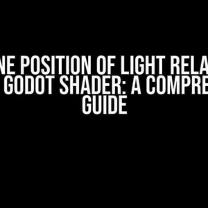 Determine Position of Light Relative to a Tile in a Godot Shader: A Comprehensive Guide