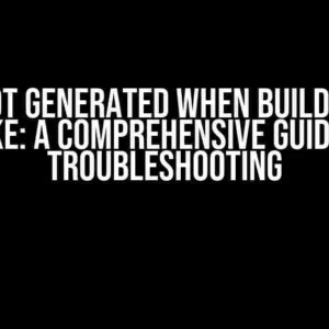 dSYM not generated when building with make: A Comprehensive Guide to Troubleshooting